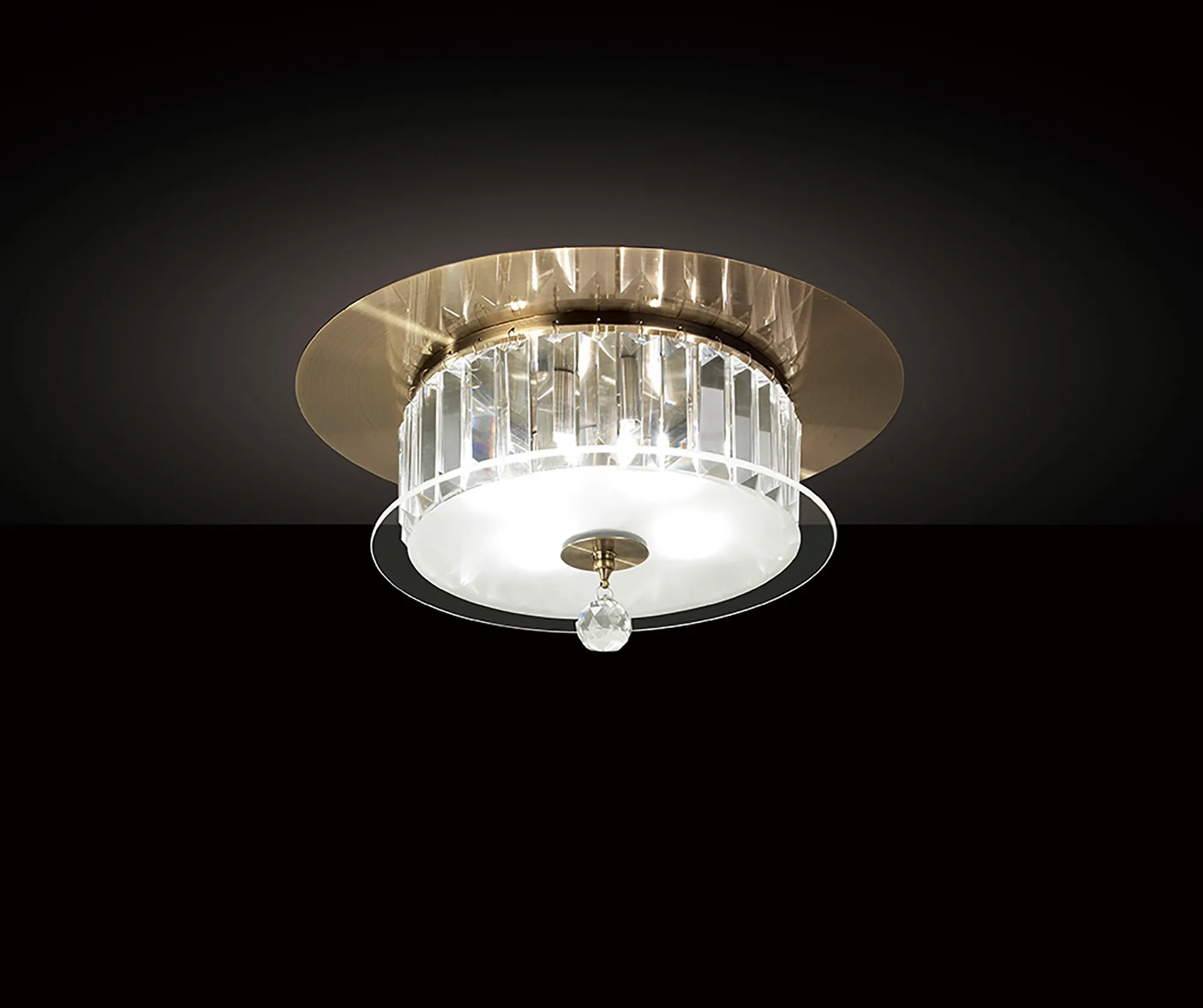 IL30243  Tosca Crystal  Flush Ceiling 4 Light